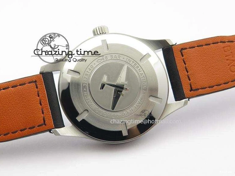 MIROTIME 0310 Mark XVIII IW327002 SS Mk Maker Best Edition White Dial On Black Leather Strap A SunProtective 7298